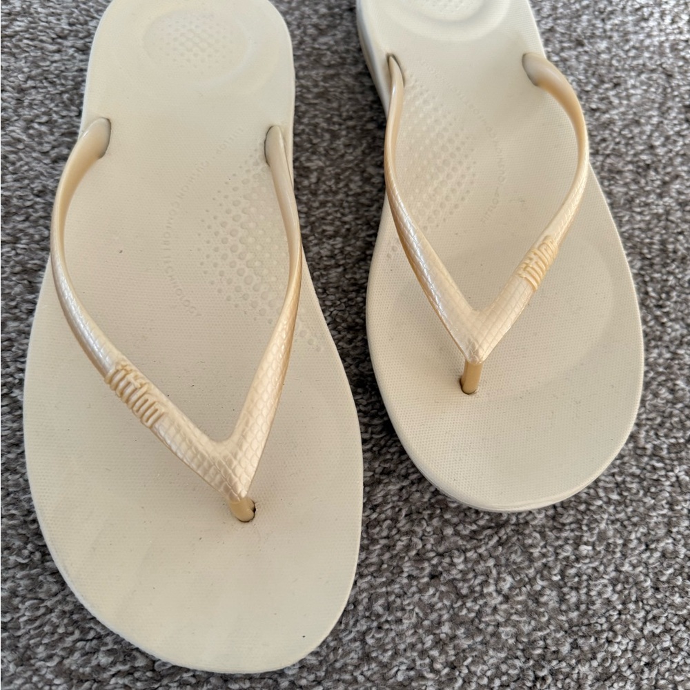 Fitflop Beige and Cream Sandals